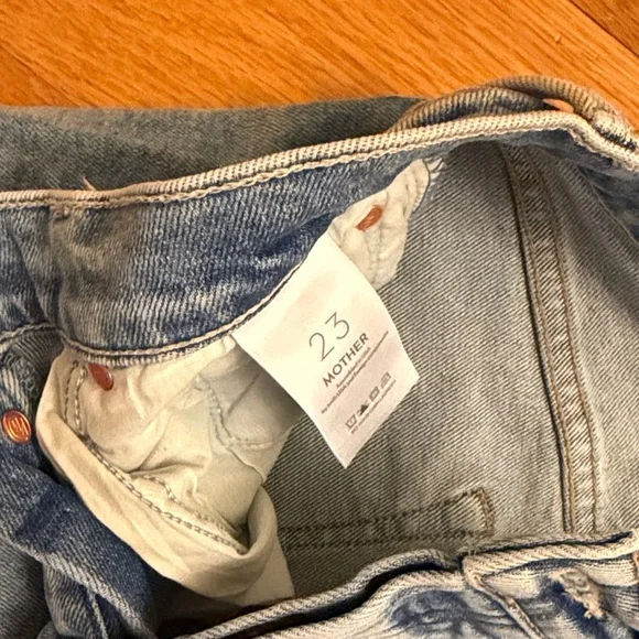 MOTHER Light Blue Ankle Jeans - Picture 3 of 5